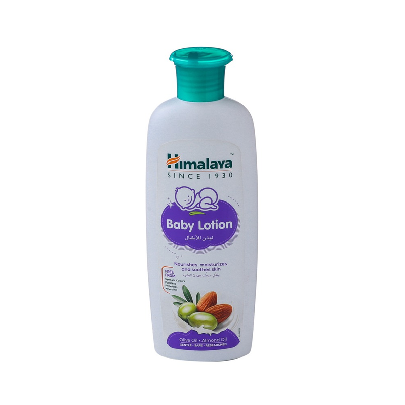 Himalaya Baby Lotion, Olive Oil and Almond Oil, Moisturizing, 200ml