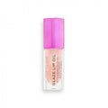 Revolution Glaze Lip Oil, Hyaluronic Acid, Vitamin E, Glam Pink, 4.6ml
