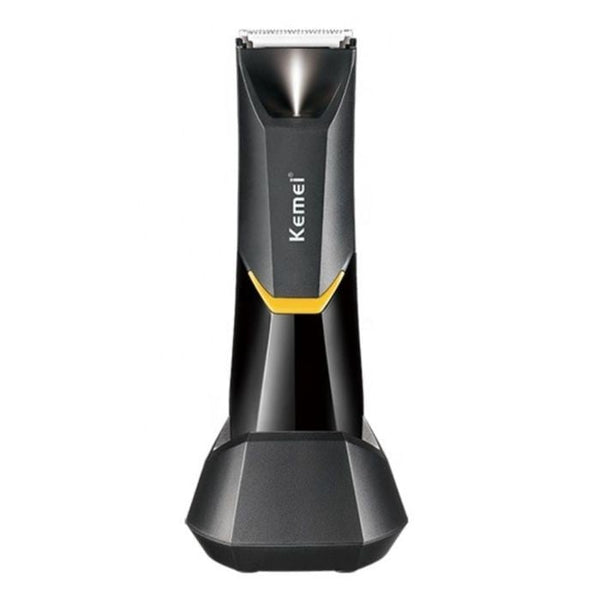 Kemei KM-3208 Body Hair Trimmer, Water-Resistant, USB Rechargeable, 600mAh Battery
