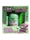 Cosmo Kunafa Pistachio Chocolate Body Care Set - 3 Pieces