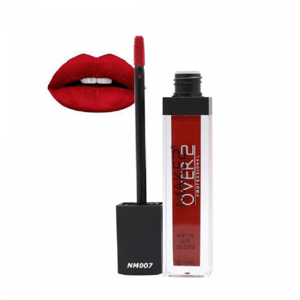 Make Over 22 Matte Lip Gloss NM007 Liquid Formula 8-Hour Wear