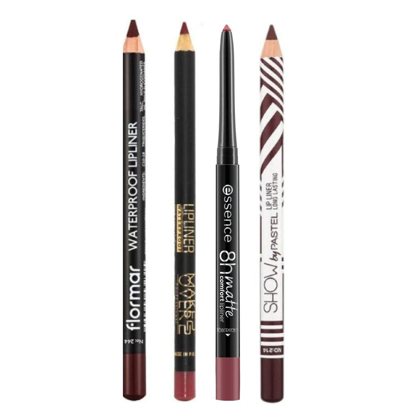 Makeup Sets Long-lasting Lip Liner Set - 4 Pieces