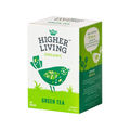 Green Tea Bags Organic Premium Leaves Aromatic Blend Higher Living 20 Bags