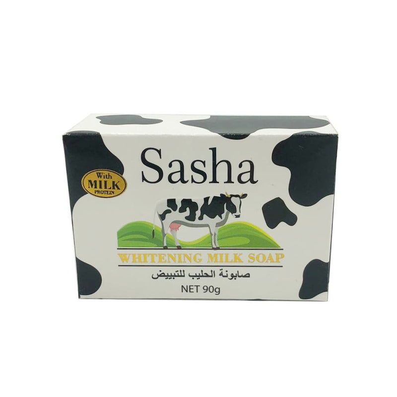 Whitening Milk Exfoliating Body Soap 90g Sasha