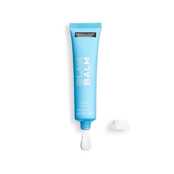 Revolution Glam Balm Lip Balm, Coconut, Hydrating Gloss, 1 Count
