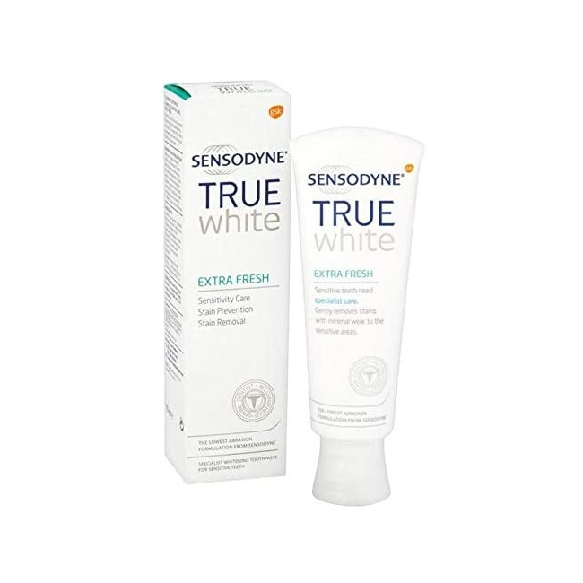 Sensodyne Real Whitening Extra Fresh Toothpaste for Sensitive Teeth 75ml