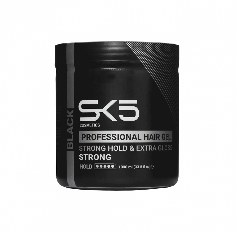 Strong Hold Hair Styling Gel Natural Shine Water-Based SK5 1000ml