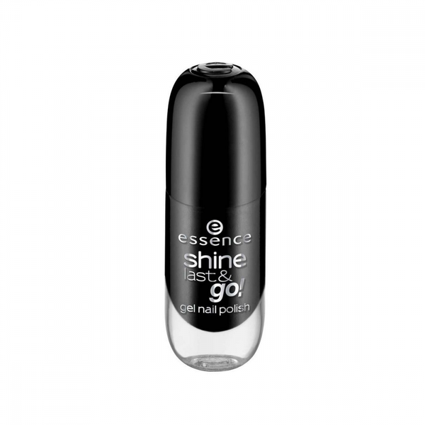 Essence Gel Nail Polish 46 Black Is Back Shine Last & Go 8ml