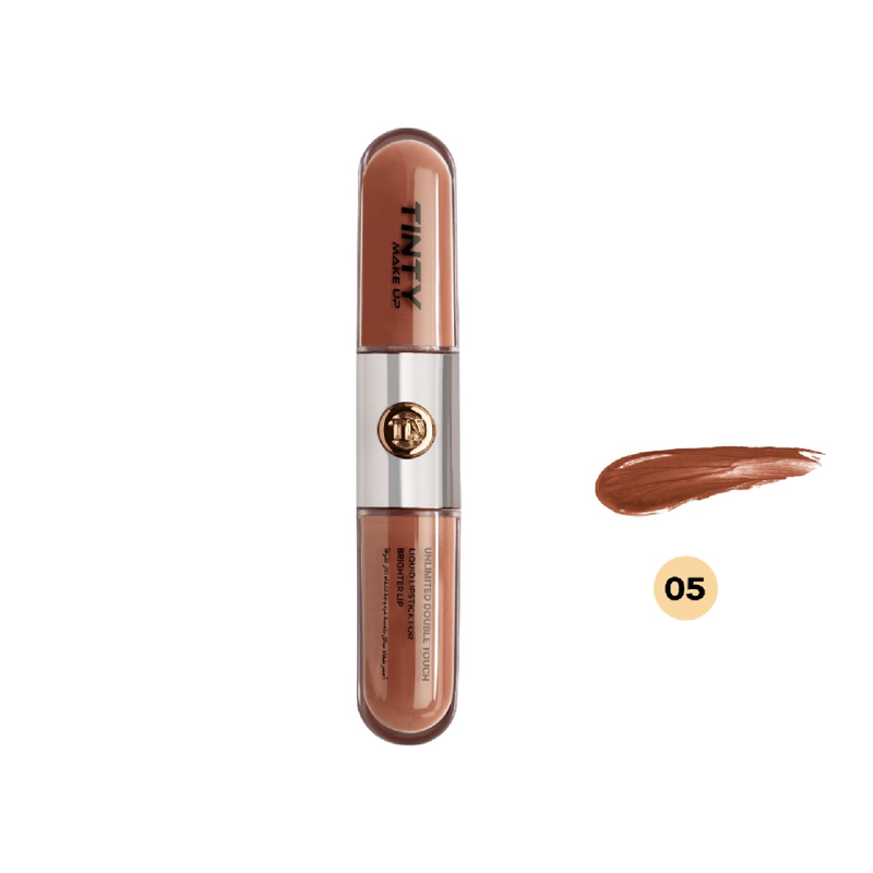 Tinty Double Balm Liquid Lipstick No. 05 Glossy Finish