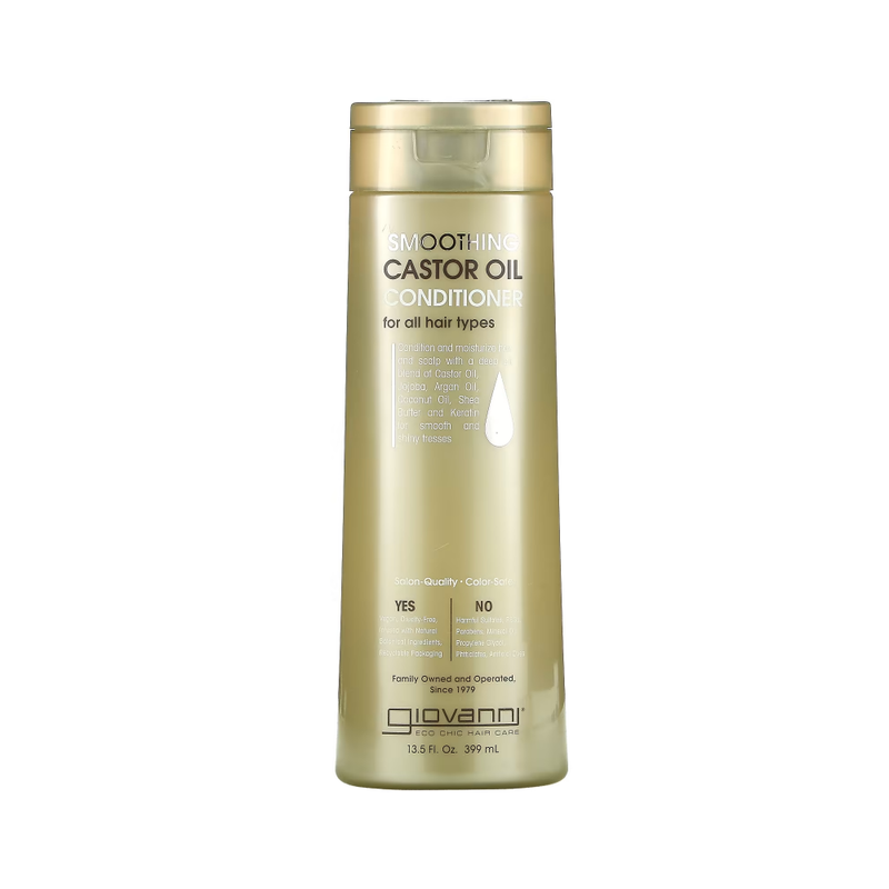 Best Conditioner for Dry Frizzy Hair Smoothing Castor Oil Giovanni 399ml