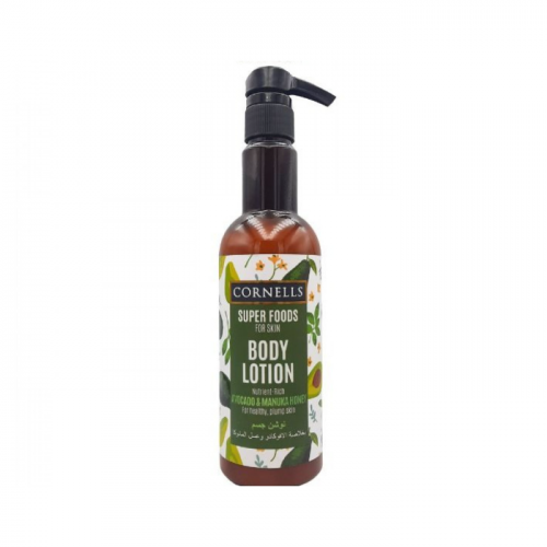 Cornells Body Lotion with Avocado Extract and Manuka Honey, 500 ml