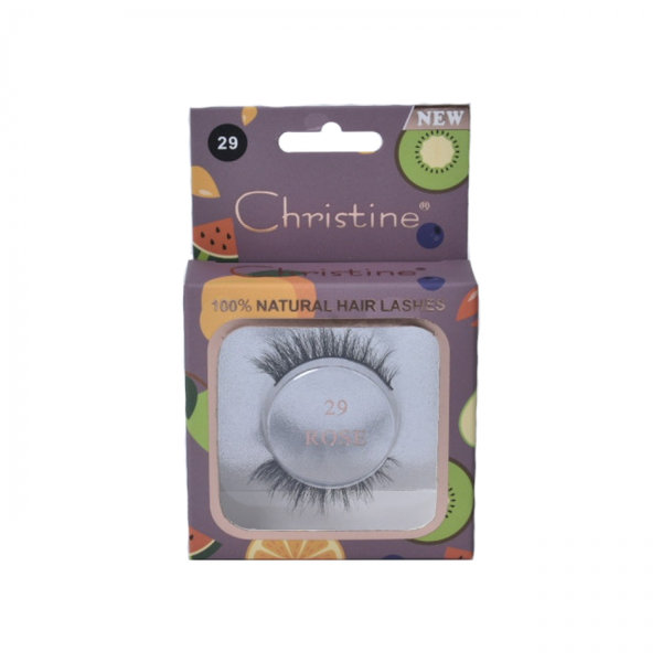 Christine Natural Hair Eyelashes 29 Roses
