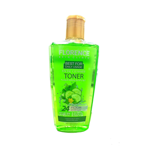 Florence Cucumber Facial Toner for Dry Skin Hydrating 200ml