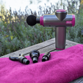 Beurer Beauty MG 99 Compact Massage Gun 5 Intensity Levels 4 Attachments