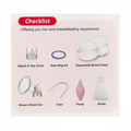 Farlin Manual Breast Pump with Suction Release and Silicone Massage Pad