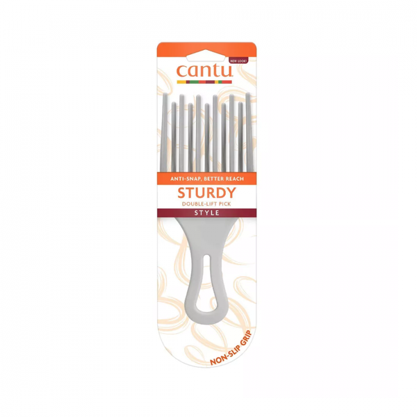 Cantu Double Hair Lifting Brush Dual-Teeth Design for Thick Curly Hair