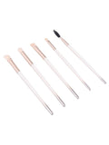 Makeup Brush Set Soft Bristle Professional Blending Salon System 5 Pieces