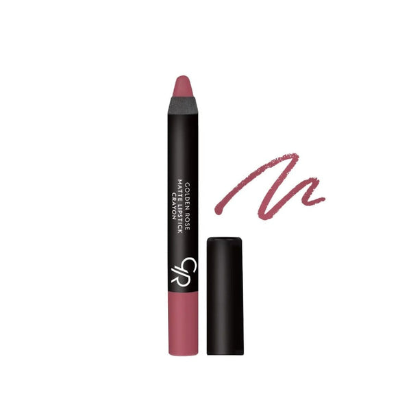 Moisturizing Matte Lipstick Creamy Long Lasting Golden Rose No. 8 3.5g