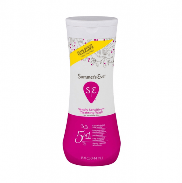 Summer's Eve Simply Sensitive Intimate Wash, pH-Balanced, 444ml