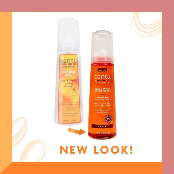 Cantu Shea Butter Curl Foam Spray, Moisturizing Hair Mousse, 238ml