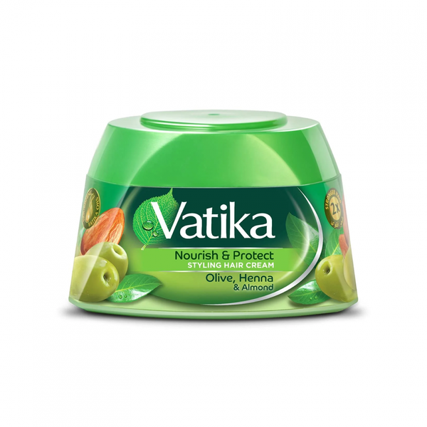 Vatika Nourishing Hair Cream with Henna, Almond & Aloe Vera, 140ml