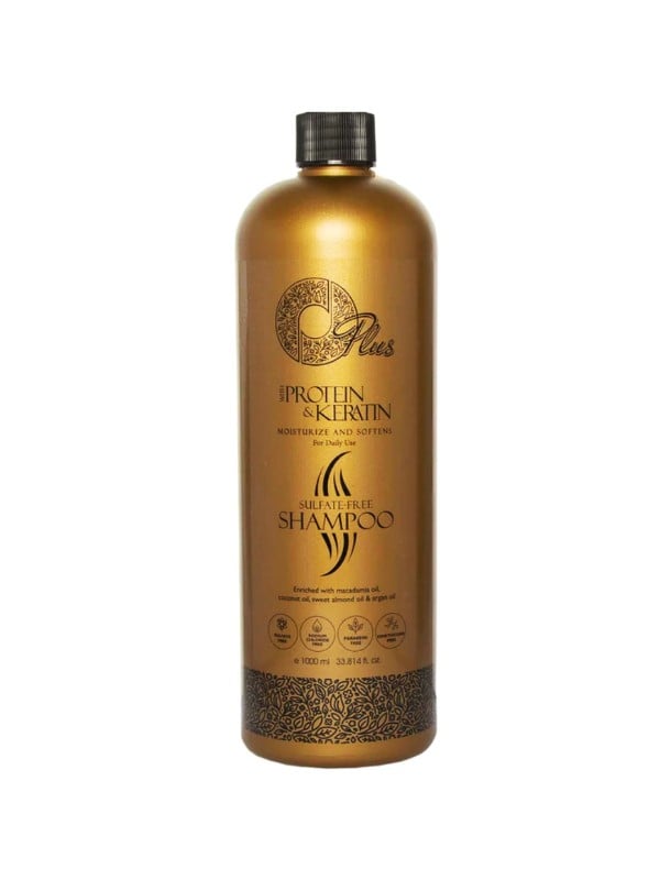 O-Plus Protein & Keratin Shampoo with Macadamia Oil - 1000ml