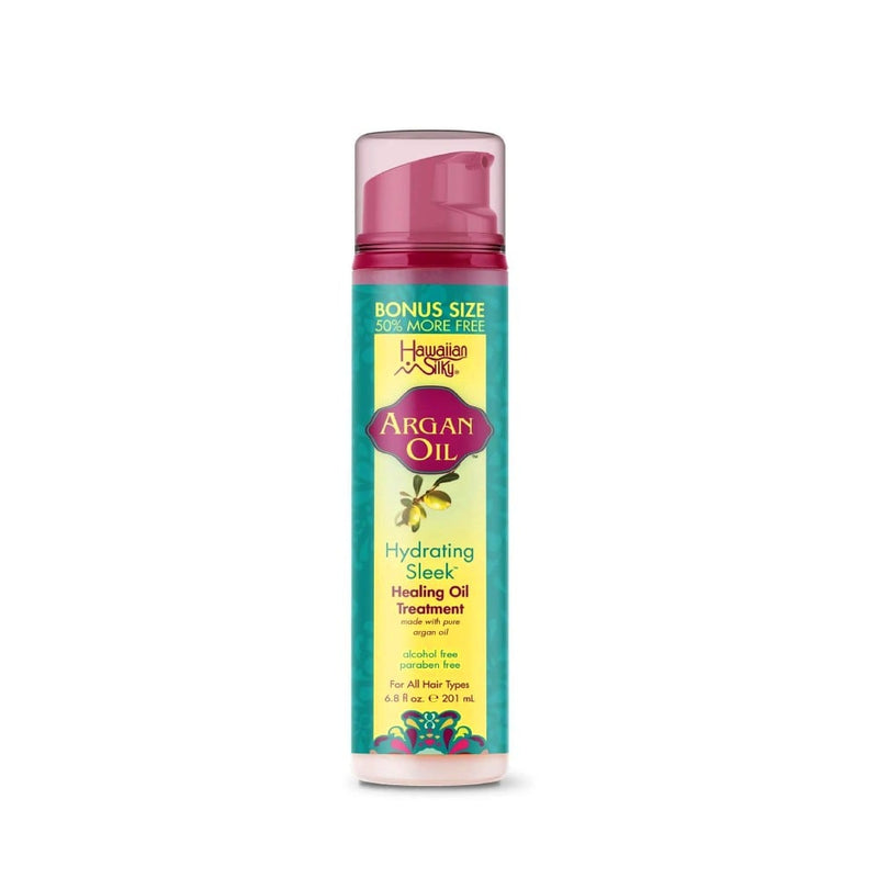 Hawaiian Silky Moroccan Argan Oil Hair Treatment, Frizz Reduction, 201ml