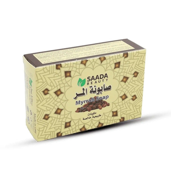 Saada Beauty Myrrh Soap Natural Cleansing Bar Moisturizing Soft Skin 125g