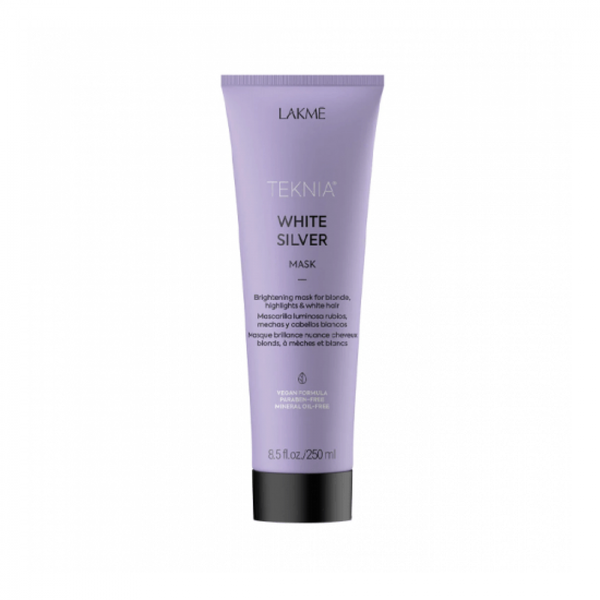 Lakme Tecnia White Silver Hair Mask, Neutralizing Yellow Tones, 250ml