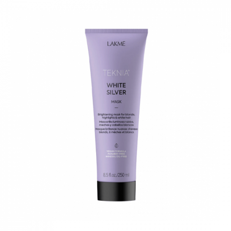 Lakme Tecnia White Silver Hair Mask, Neutralizing Yellow Tones, 250ml