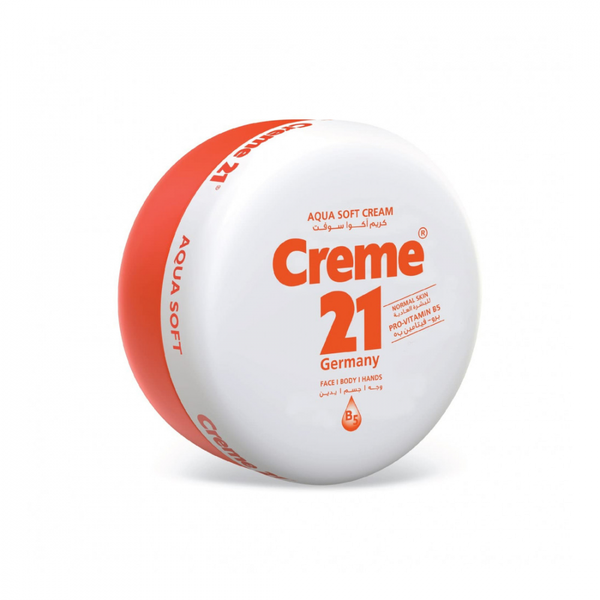 Cream 21 Aqua Soft Face Body and Hand Cream with Vitamins 250ml
