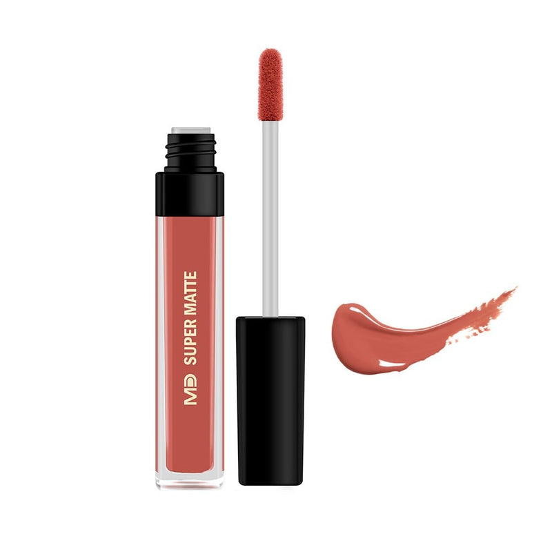 MD Liquid Lipstick Super Matte L012 Velvety Finish Long-Lasting