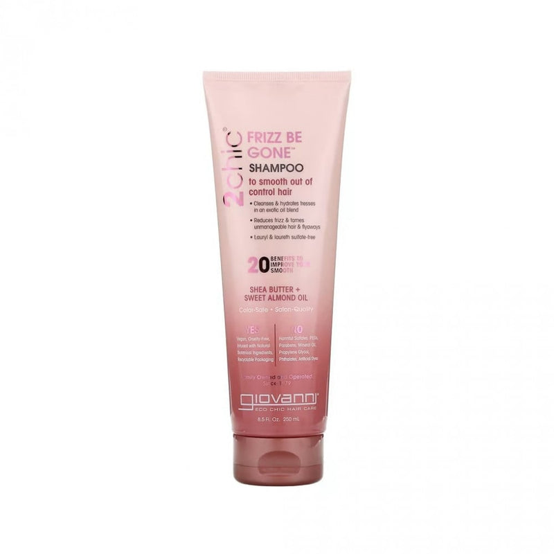 Smoothing Shampoo for Frizzy Hair Shea Butter Sweet Almond Giovanni 250ml