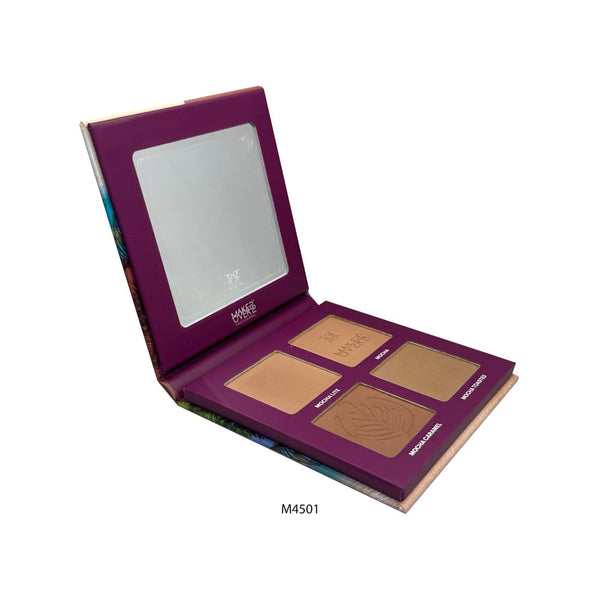 Make Over 22 Mocha Contour and Bronzer Palette M4501 4 Shades