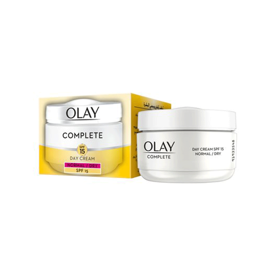 Olay Complete Day Cream SPF 15 Daily Face Moisturizer Sun Protection 50ml