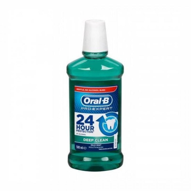Oral-B Deep Clean Mouthwash Plaque Removal Gum Protection 500ml