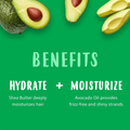 Cantu Avocado Moisturizing Styling Mousse, with Avocado Oil and Flaxseed Oil, 248ml