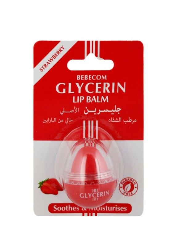 Glycerin Bebecom Strawberry Lip Balm - 10g