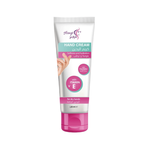 Al Arayes Hand Cream, Shea Butter & Vitamin E, Hydrating Formula, 120ml