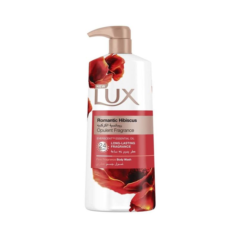 Lux Romantic Hibiscus Moisturizing Body Wash, 700ml