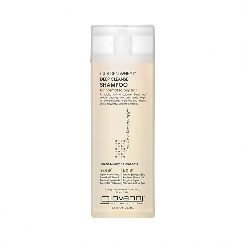 Giovanni Golden Wheat Deep Cleansing Shampoo, Sulfate-Free, 250ml