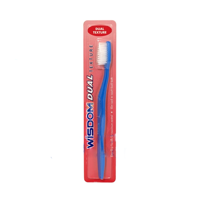 Wisdom Medium Toothbrush for Plaque Removal and Gum Stimulation