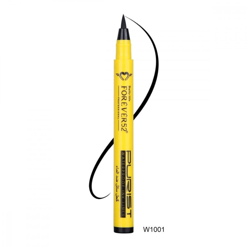 Forever 52 Waterproof Liquid Eyeliner Smudge-Proof Quick-Dry Black