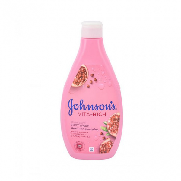 Johnson's Vita Rich Shower Gel with Pomegranate Blossom Extract, 250ml