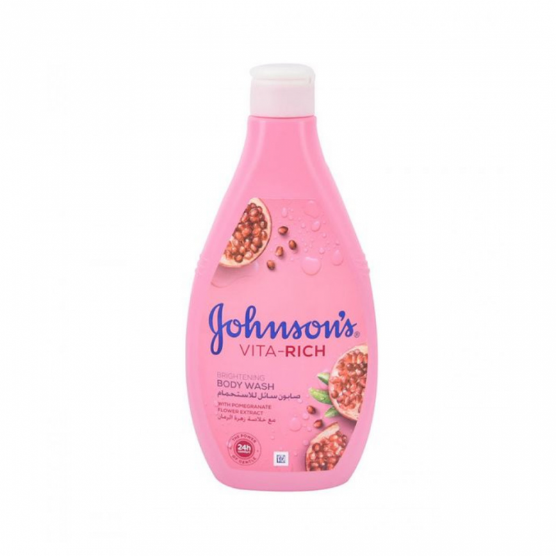 Johnson's Vita Rich Shower Gel with Pomegranate Blossom Extract, 250ml