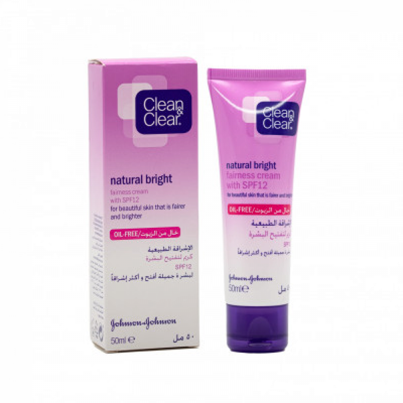 Clean & Clear Brightening Moisturizer SPF 12 Cherry and Rice Extract 50ml