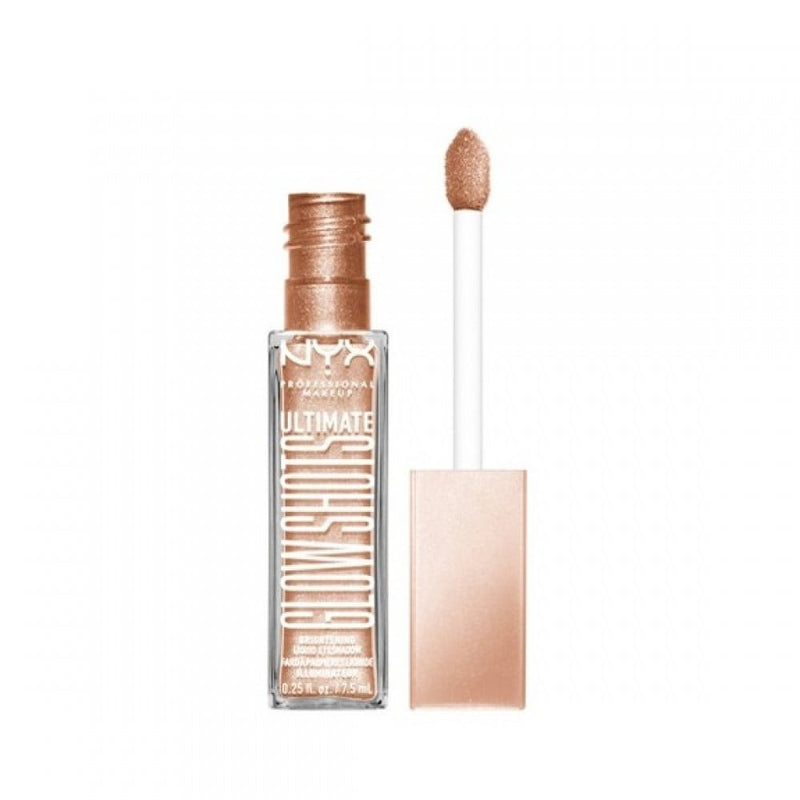 Nyx Ultimate Glow Shots Liquid Eyeshadow, Vitamin C, Lychee High Key, 7.5ml