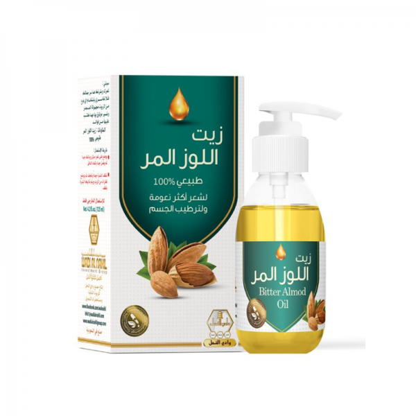 Wadi Al Nahal Bitter Almond Oil for Hair and Body Nourishment 125 ml