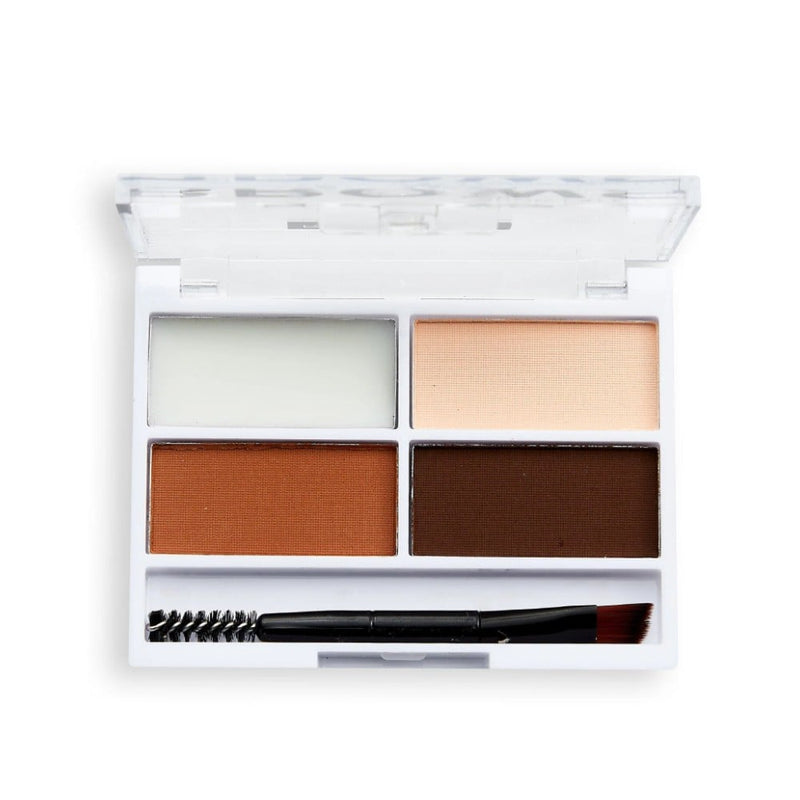 Relove Colour Colt Brow Powder Kit Medium 3 Shades with Wax and Brush