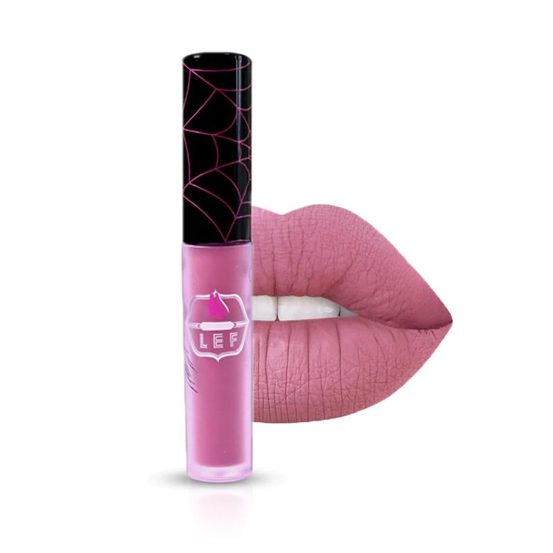 Lef Liquid Lipstick Matte Finish 8-Hour Wear Clear Polish 01